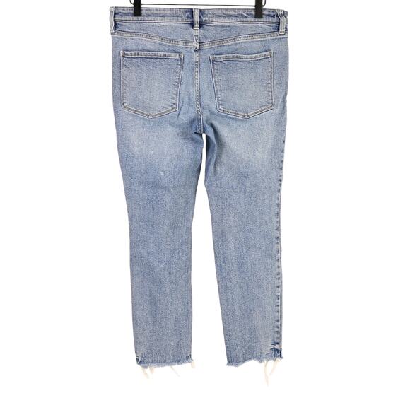 Free People We the Free Distressed Frayed Hem Jeans, 30 - Picture 4 of 11